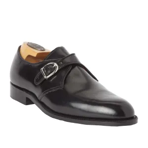1655 - Monk Strap  Black in Shell Cordovan