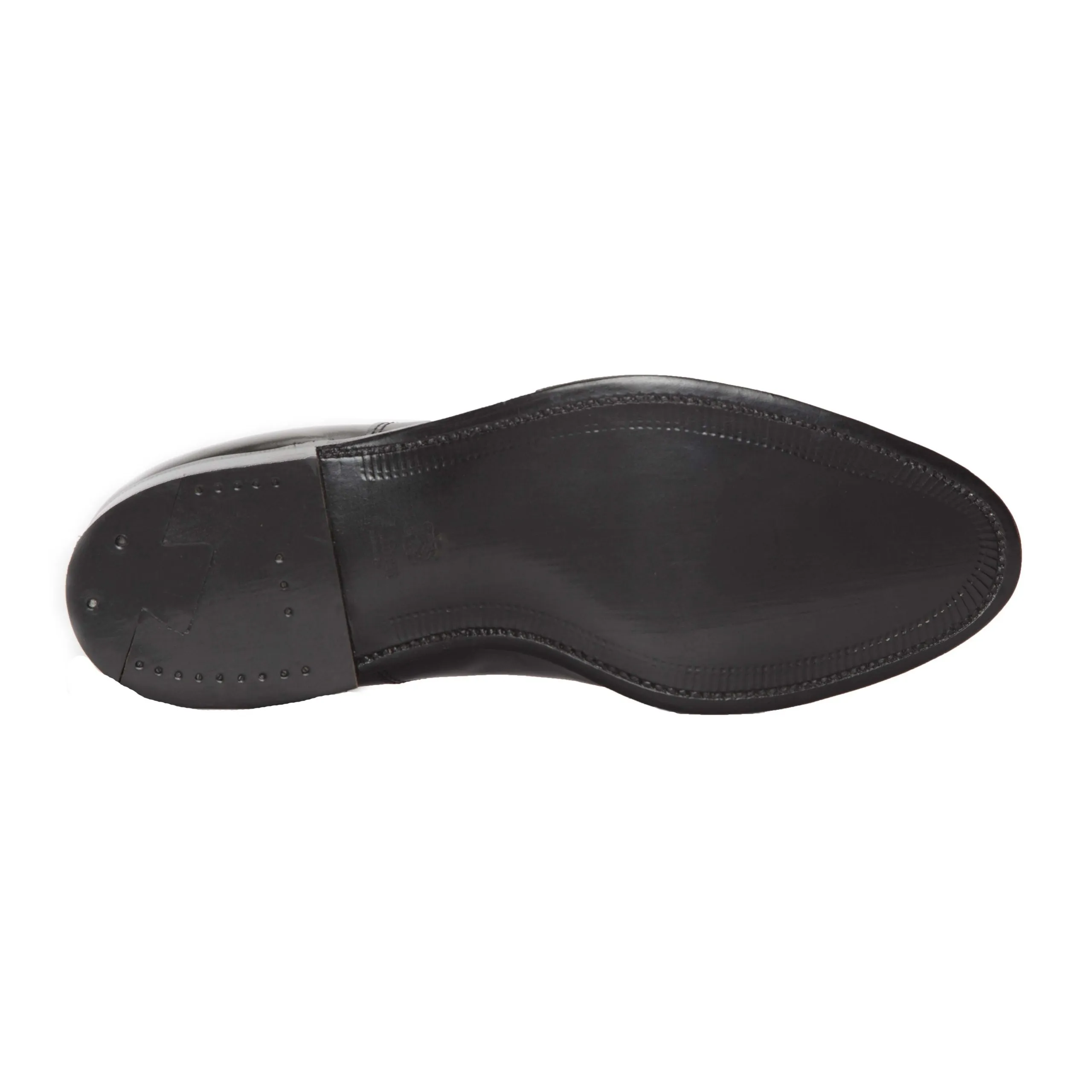 1655 - Monk Strap  Black in Shell Cordovan