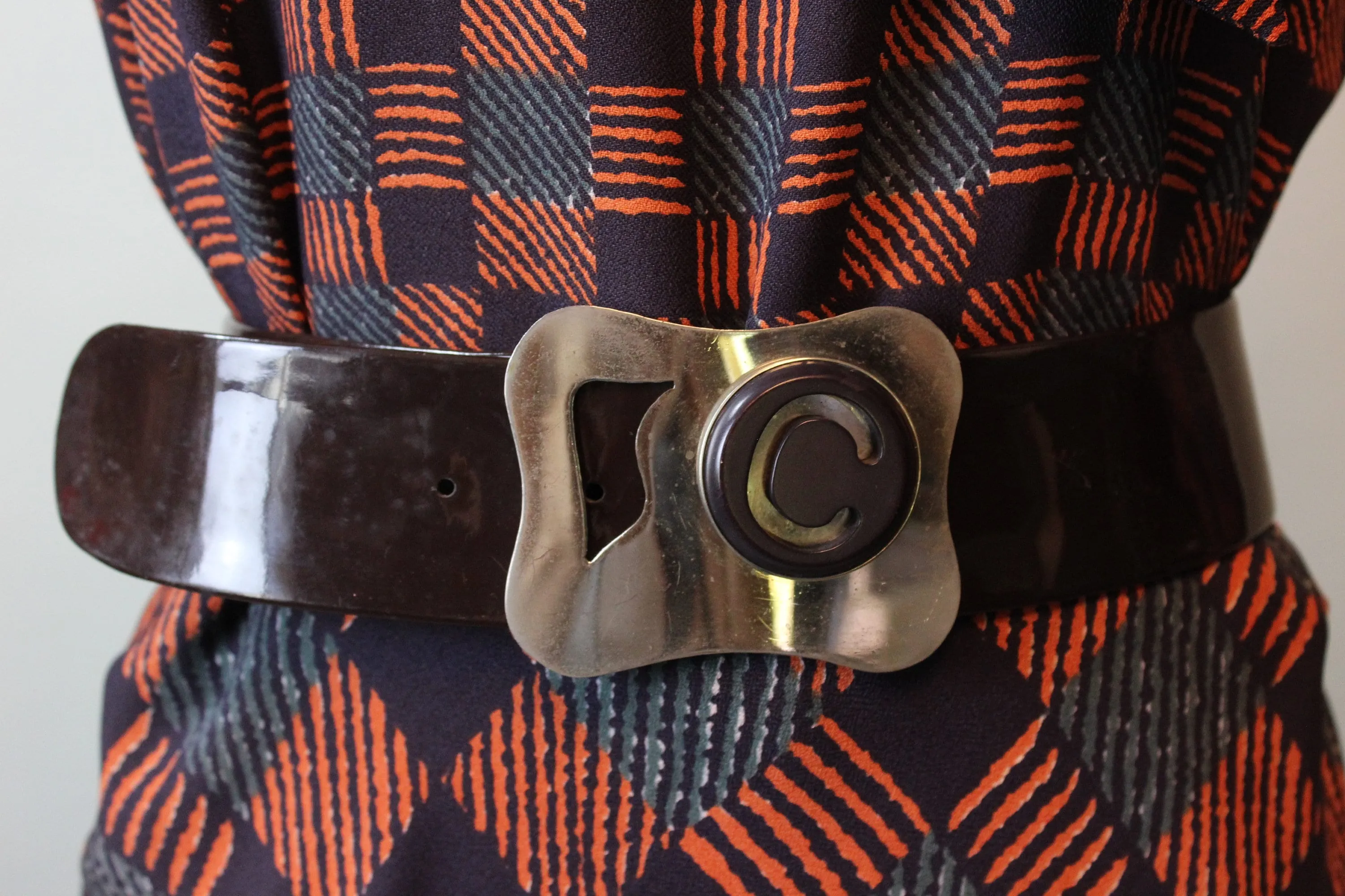1960s RARE PIERRE CARDIN patent belt xs | new fall