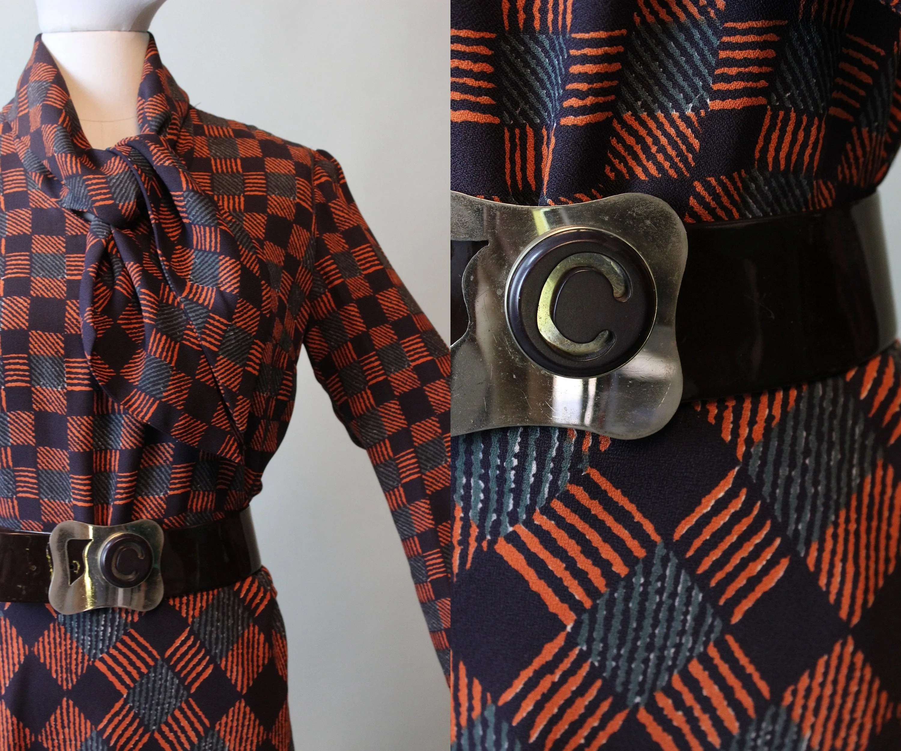 1960s RARE PIERRE CARDIN patent belt xs | new fall