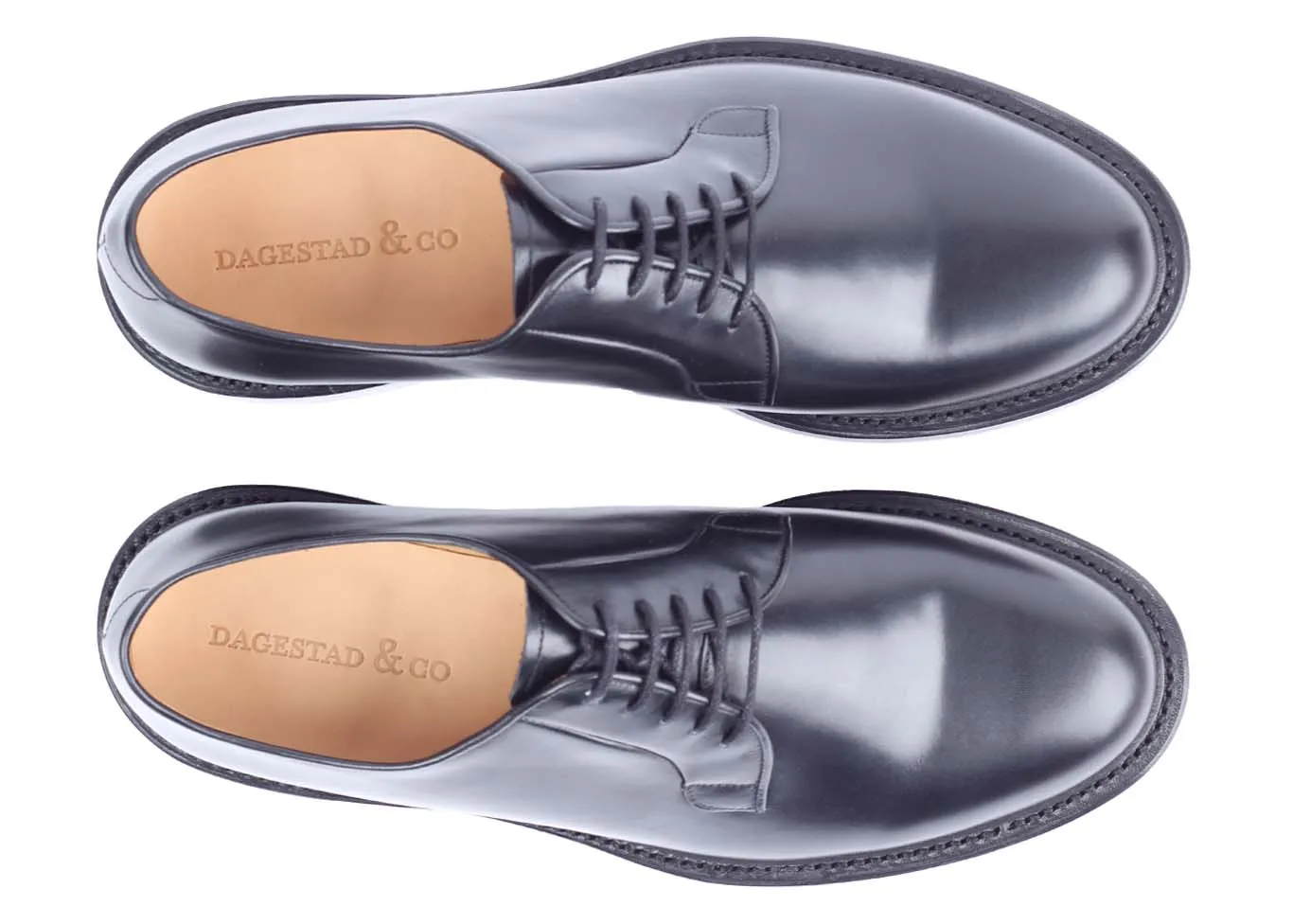 2019 - Black Boxcalf - Derby - Leather Sole