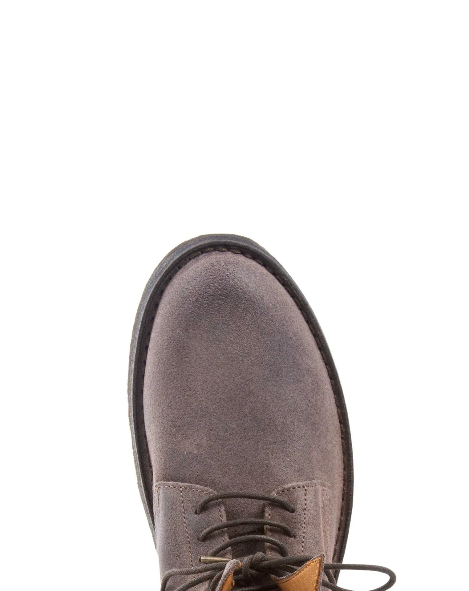 745 Brown Suede Lace-up Boots