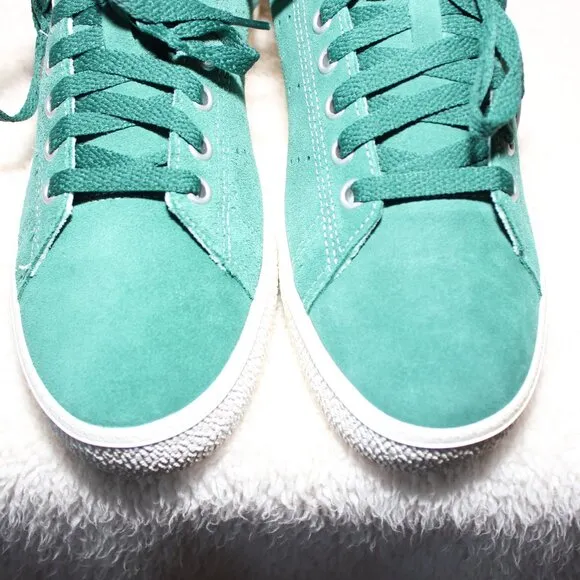 Adidas Mens Stan Smith Collegiate Green Sneakers Size 8 Suede Like New