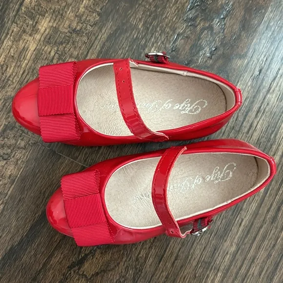 Age of Innocence Ellen Red Patent Leather Shoes