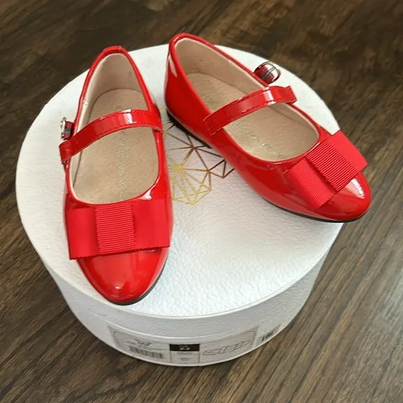 Age of Innocence Ellen Red Patent Leather Shoes