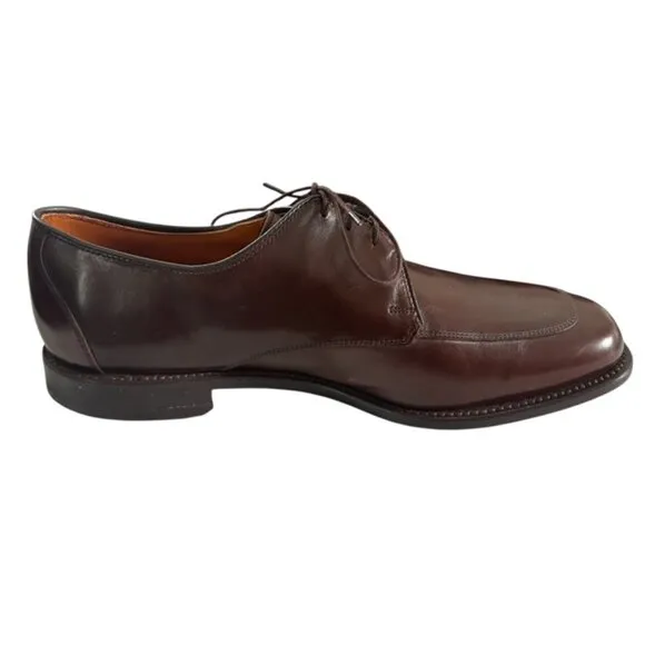 Allen Edmonds Burton Men' color Bourbon Leather Lace Up Derby Shoes 11