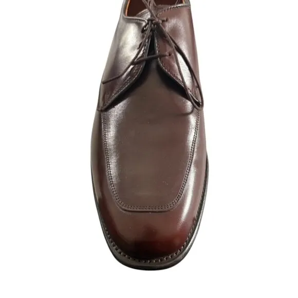 Allen Edmonds Burton Men' color Bourbon Leather Lace Up Derby Shoes 11
