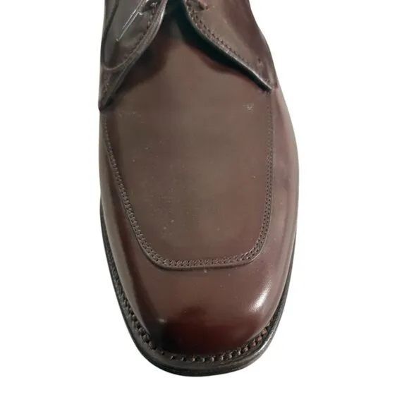 Allen Edmonds Burton Men' color Bourbon Leather Lace Up Derby Shoes 11