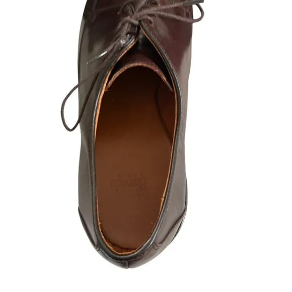Allen Edmonds Burton Men' color Bourbon Leather Lace Up Derby Shoes 11