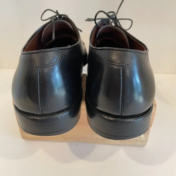 Allen Edmonds Men's Black Leather Apron Toe Oxford Dress Shoes Size 9 D