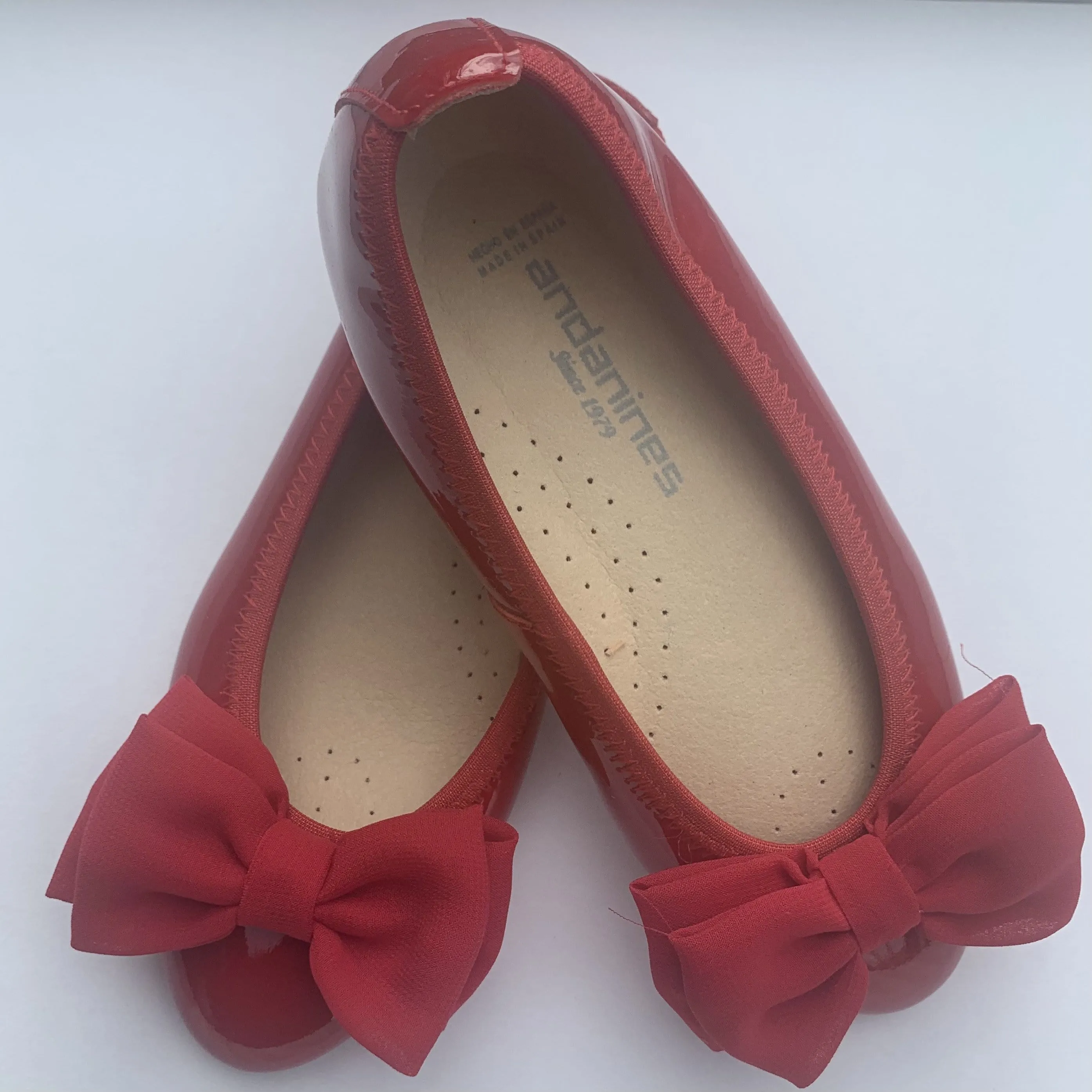 ANDANNINES - Dolly Bow Shoe - Red