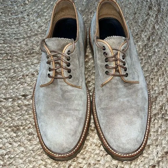 Aquatalia James suede lace up shoes size 9
