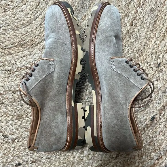Aquatalia James suede lace up shoes size 9