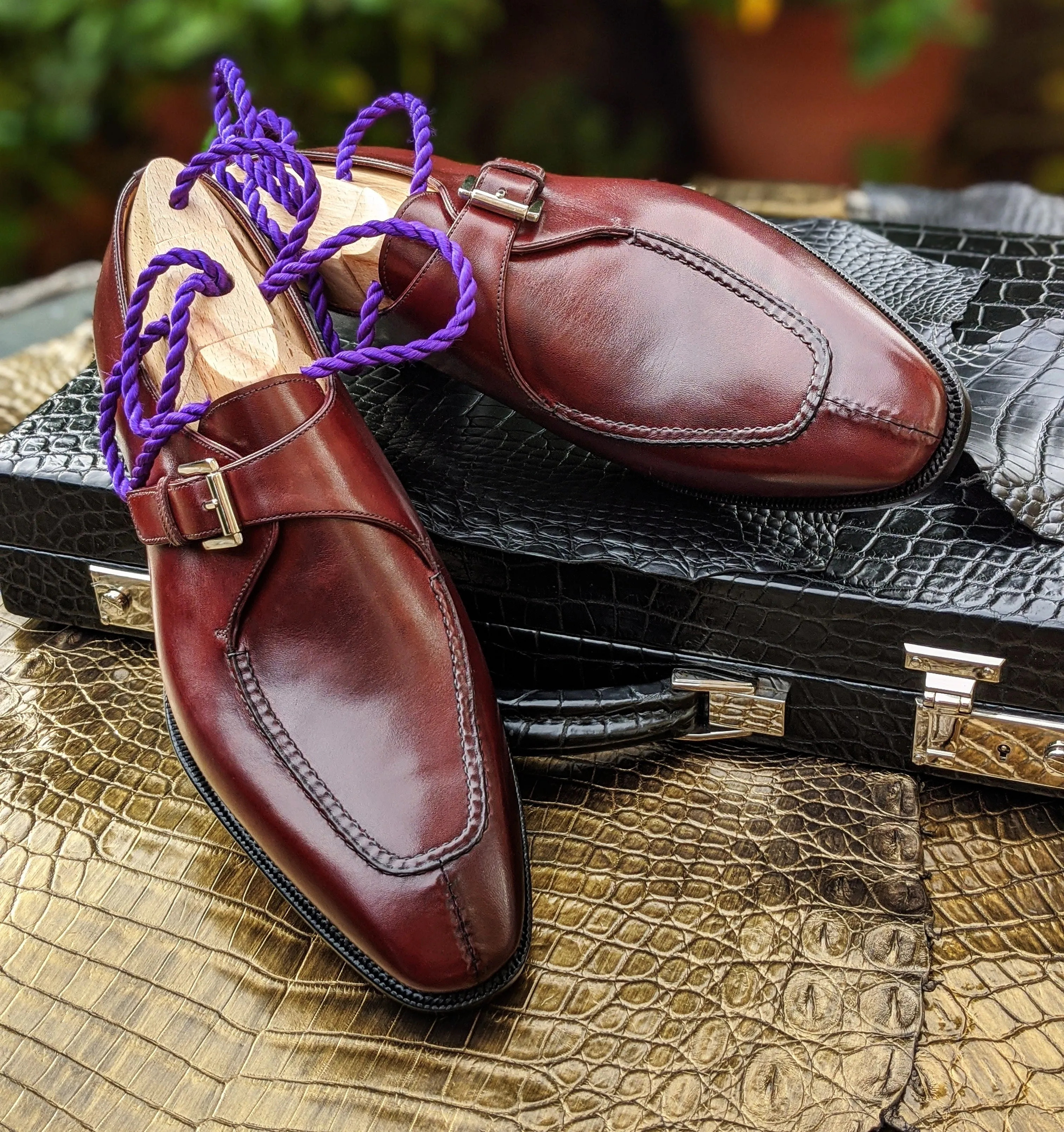 Ascot Andre - Burgundy Calf
