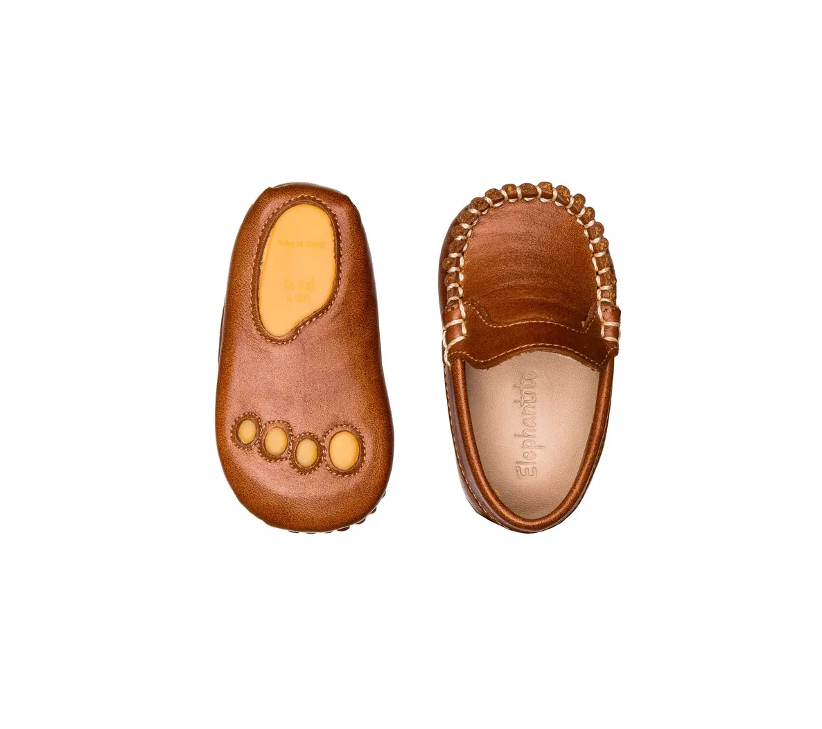 Baby Moccasin - Natural Brown