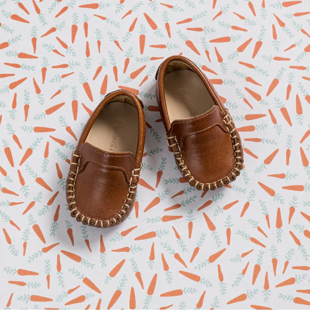 Baby Moccasin - Natural Brown