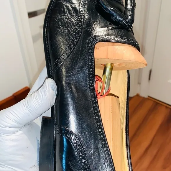 Belmondo Leather Tassel Metalion Loafer. Made in Spain.
