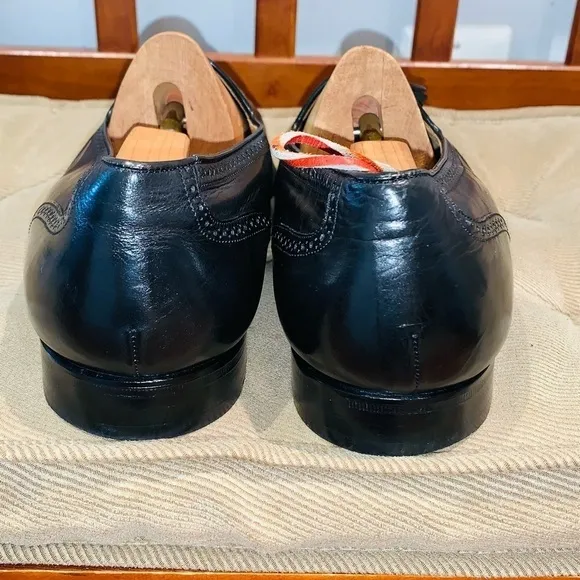 Belmondo Leather Tassel Metalion Loafer. Made in Spain.