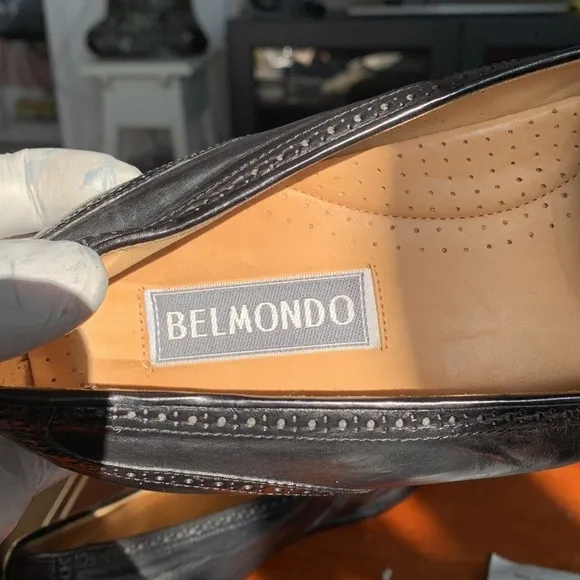 Belmondo Leather Tassel Metalion Loafer. Made in Spain.