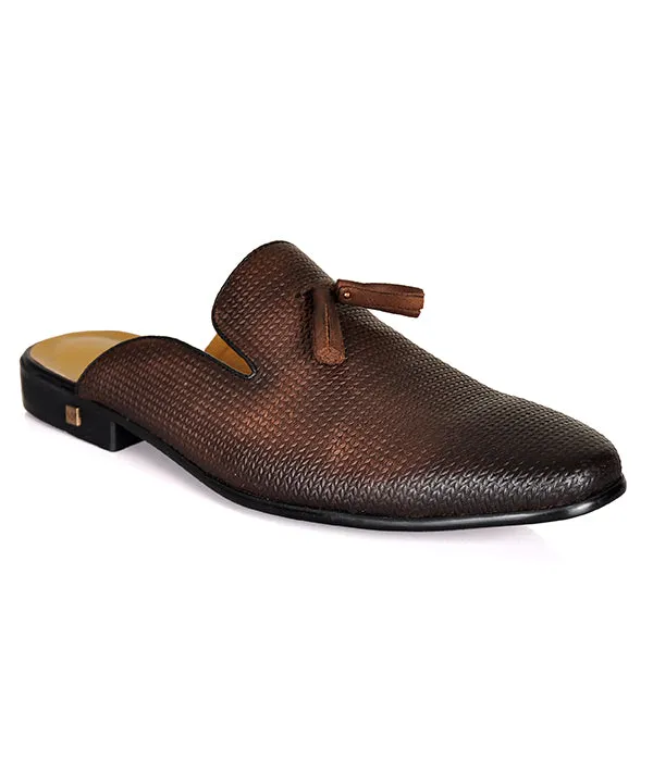Berluti Tassel Coffee Mules