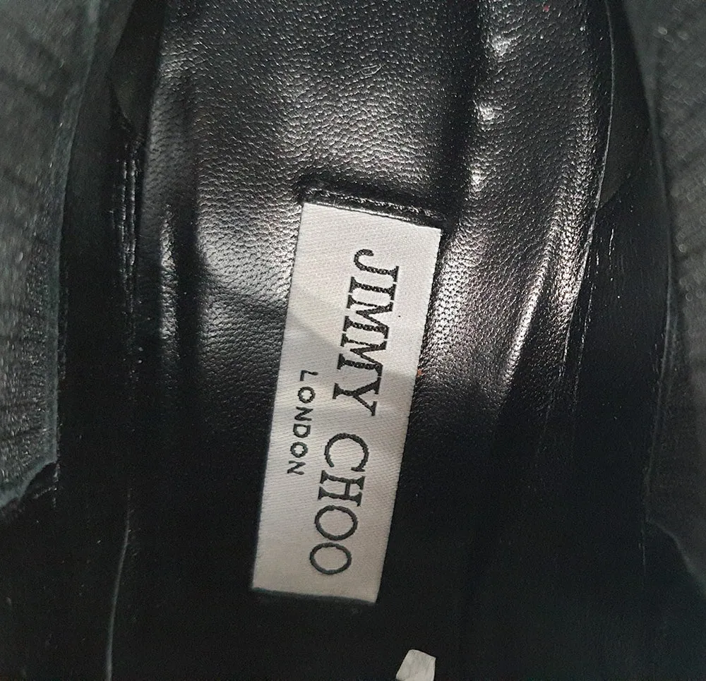 Black Leather Cow Boy Boots