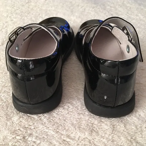 Black Patent Italian Leather Mary Janes sz 6.5