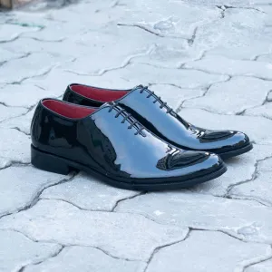 Black Patent Whole Cut Shoes – Premium