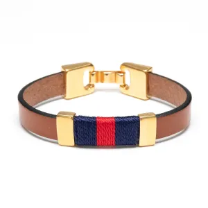 Bristol - Mahogany/Navy/Red/Gold