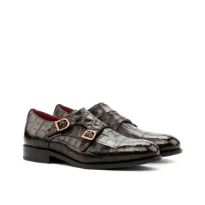 Brown Alligator Double Monk