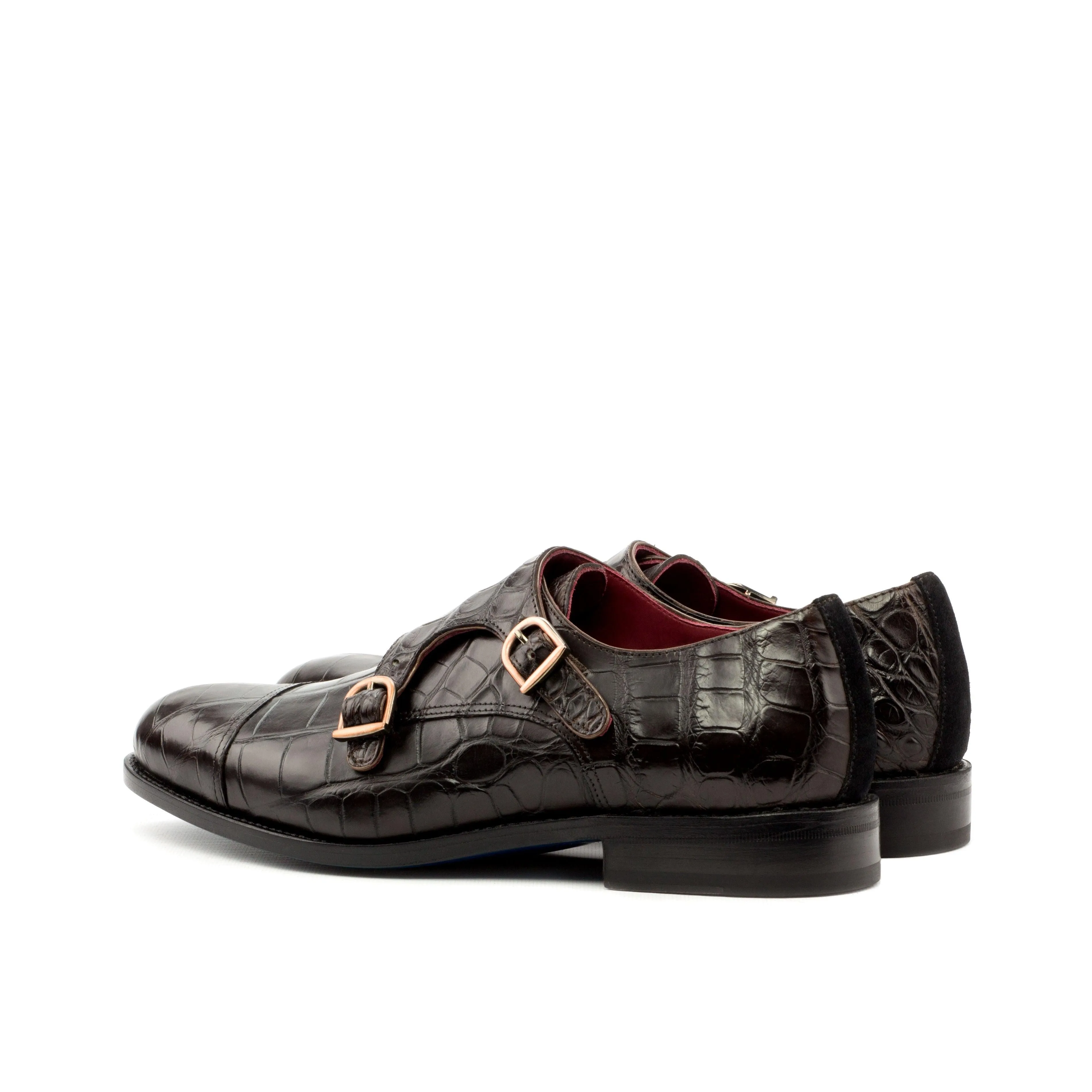 Brown Alligator Double Monk