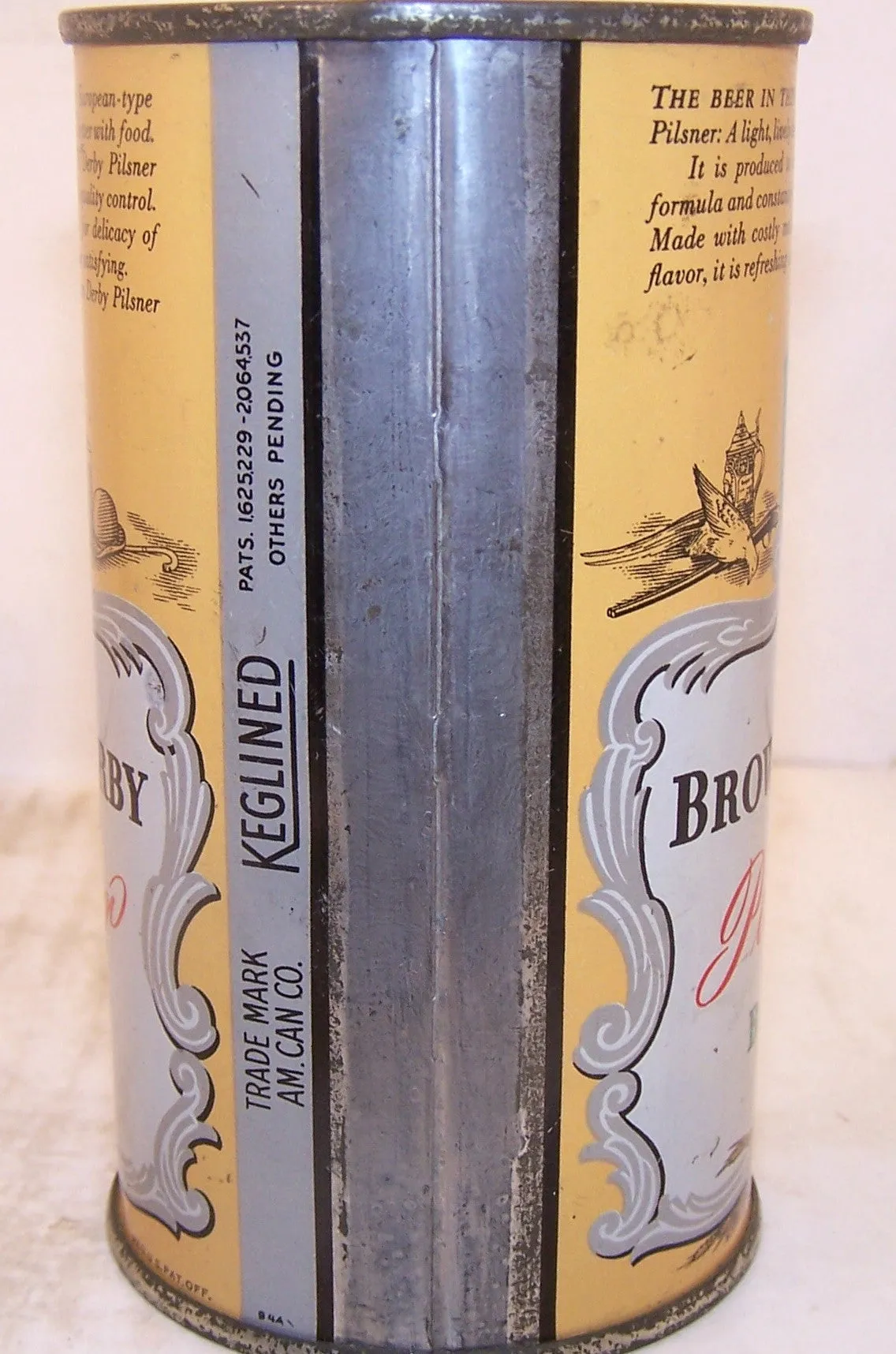 Brown Derby Pilsner Beer, Lilek page # 136, Grade 1 Sold 2/27/15