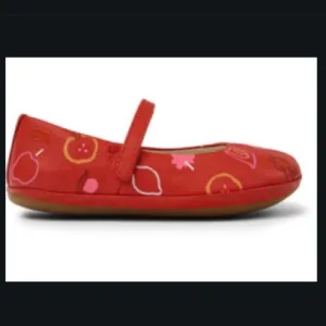 Camper Twins flat Mary Jane 🍎 leather Red Shoes