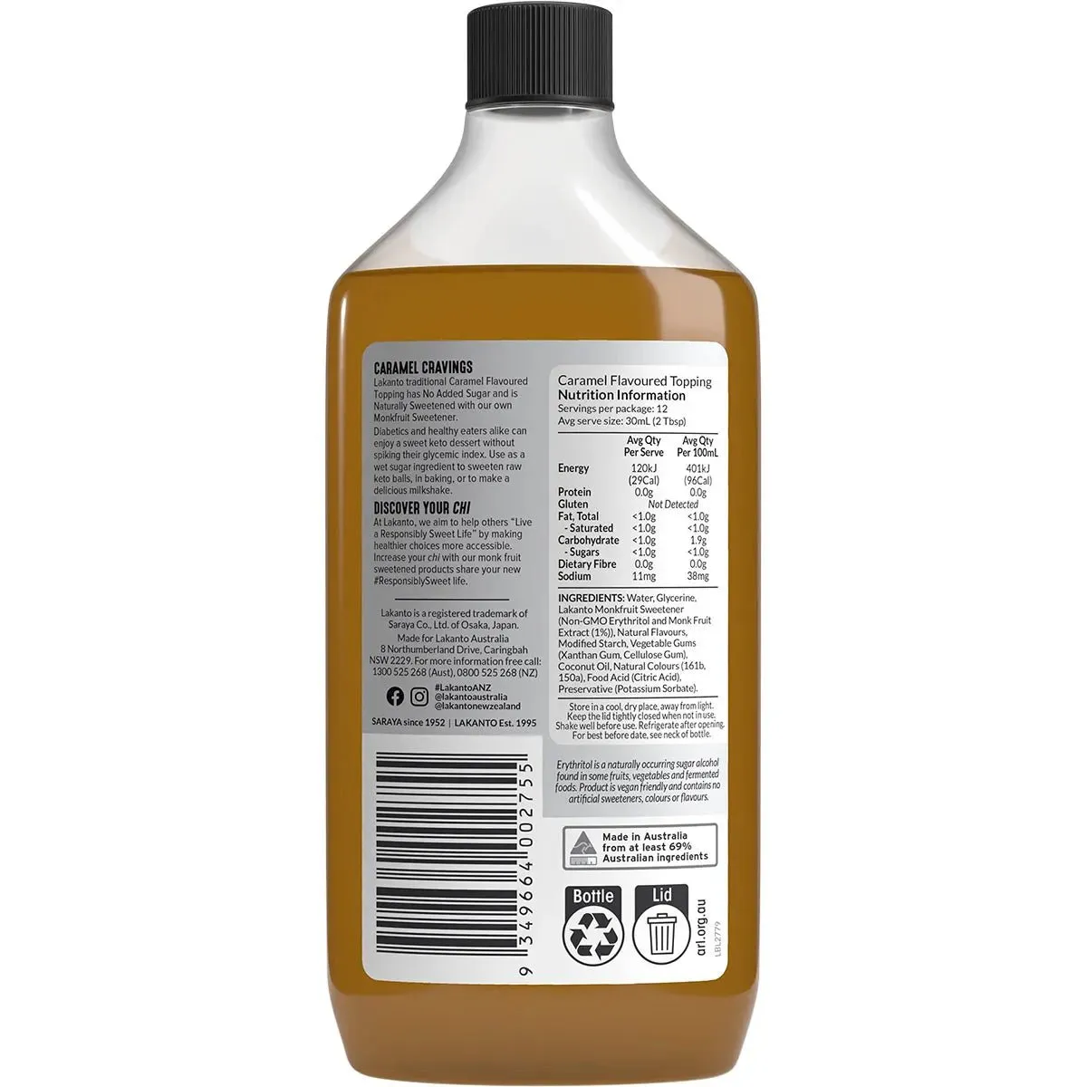 Caramel Flavoured Syrup