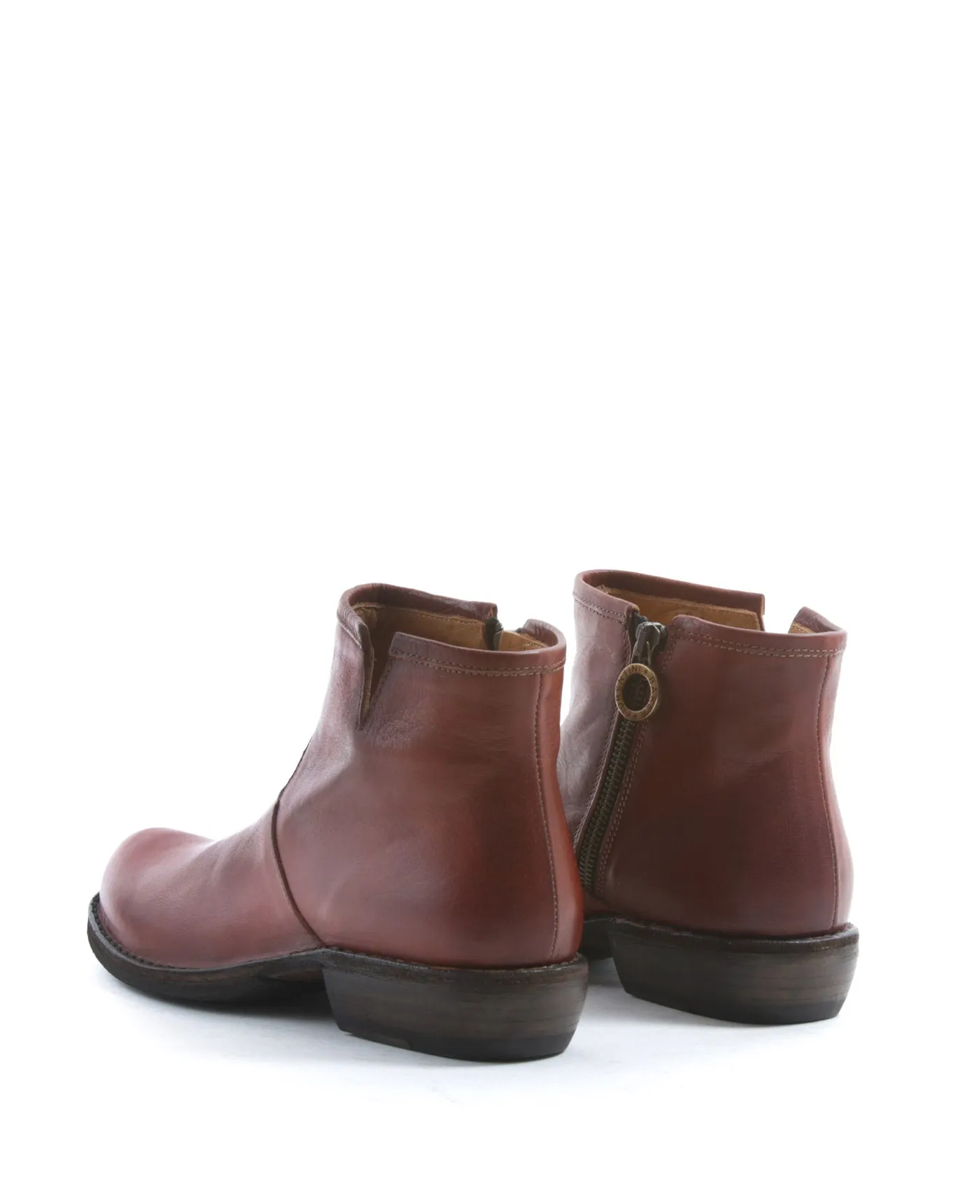 CECIL Brick Brown Leather Boots