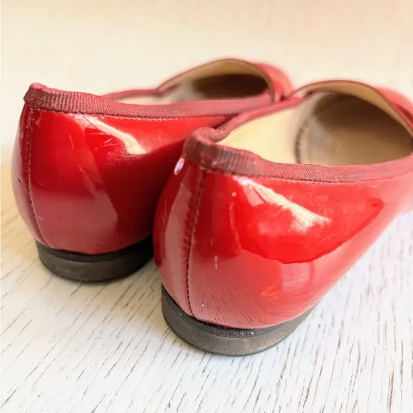 Charlotte Olympia Red Patent Leather Mary Jane Incy Dress Shoes EU 27 US 10T