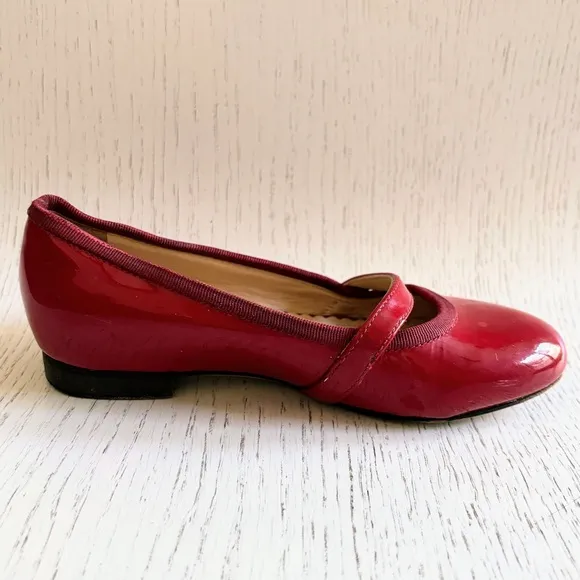 Charlotte Olympia Red Patent Leather Mary Jane Incy Dress Shoes EU 27 US 10T