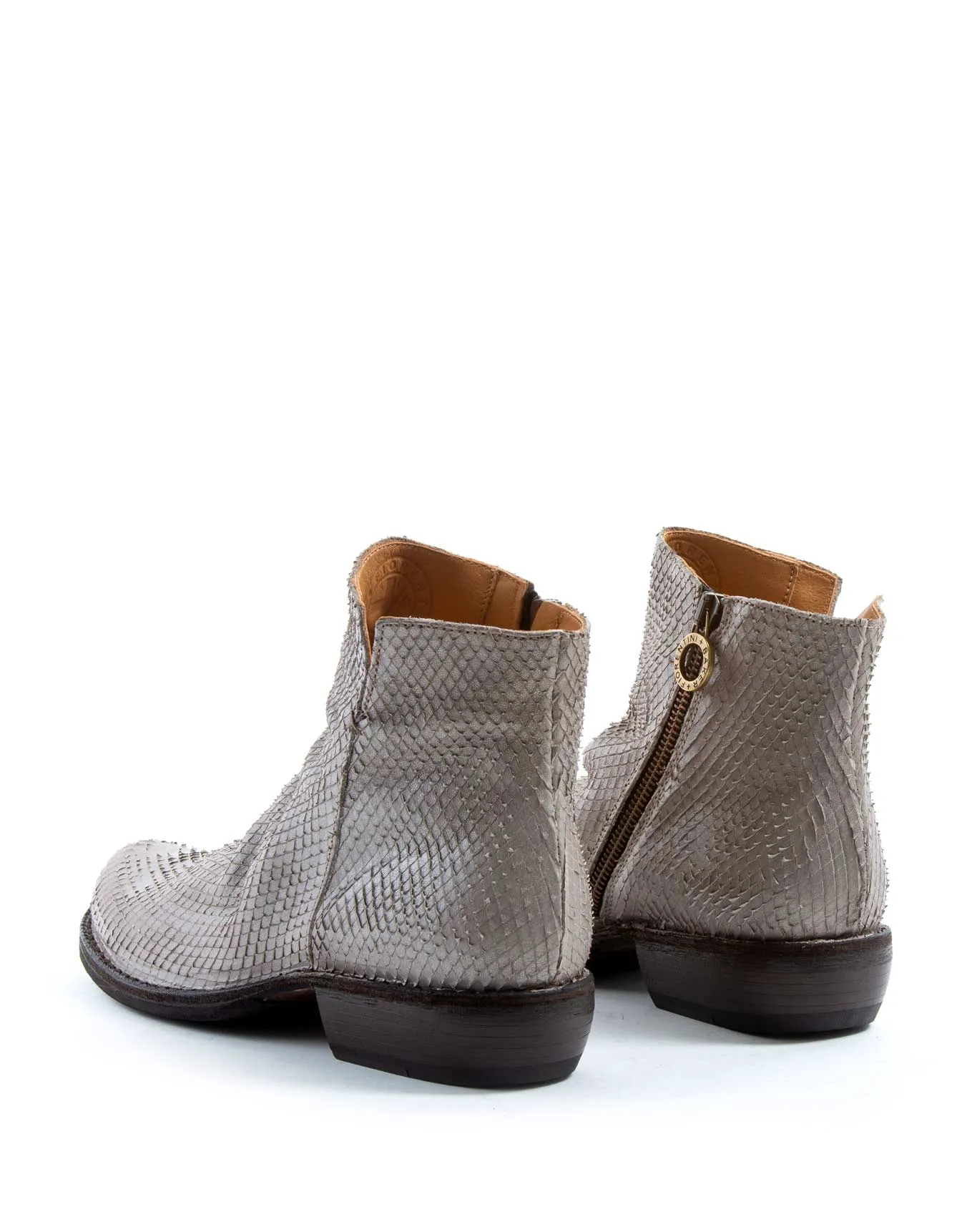 CHILL Silver Leather Boots