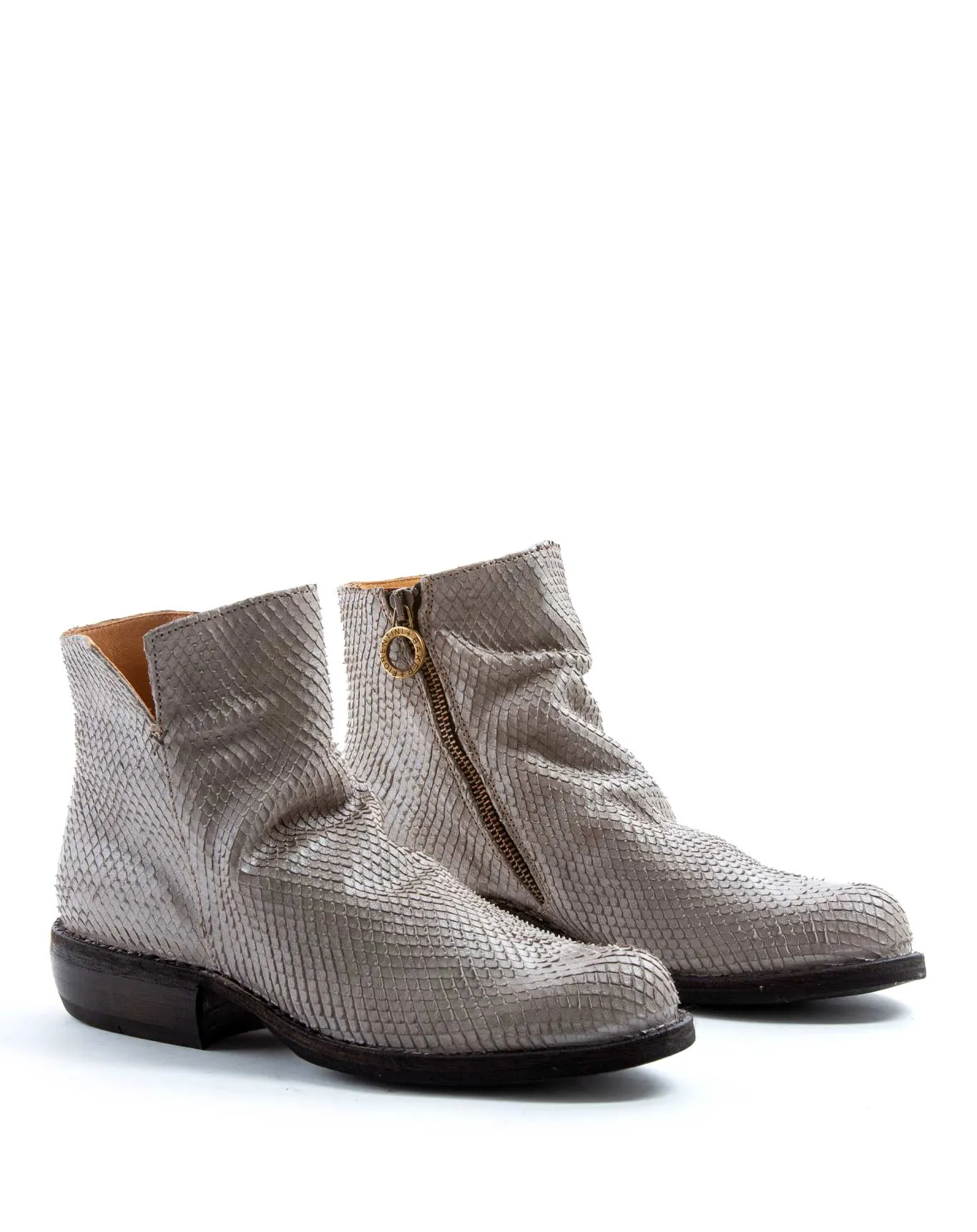 CHILL Silver Leather Boots