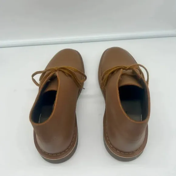 Clarks Bushacre 3 Chukka Boot Men Size 7 Leather Upper Lace Up Ankle Brown