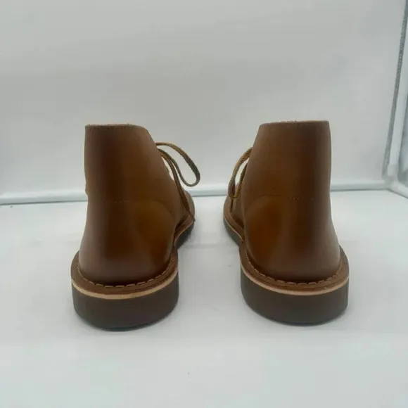 Clarks Bushacre 3 Chukka Boot Men Size 7 Leather Upper Lace Up Ankle Brown
