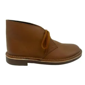 Clarks Bushacre 3 Chukka Boot Men Size 7 Leather Upper Lace Up Ankle Brown