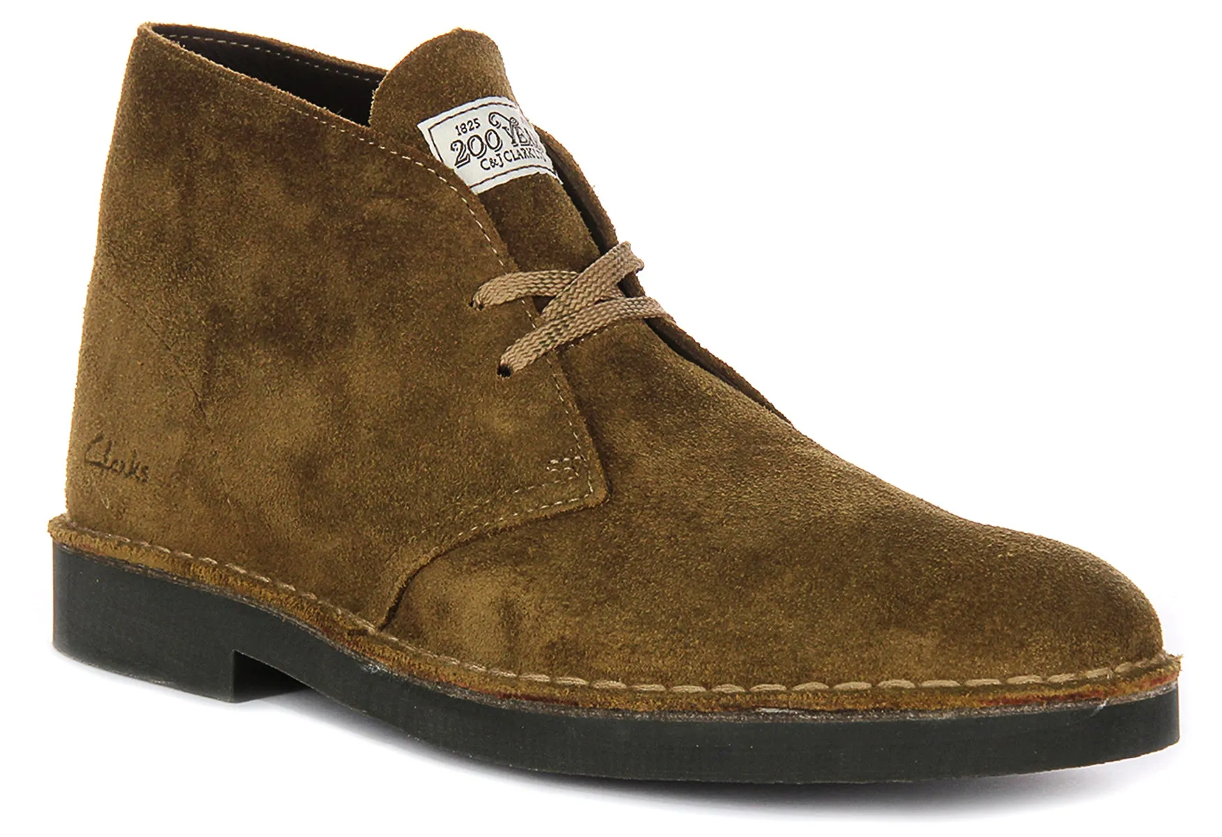 Clarks Desert Boots Evo In Olive For Men