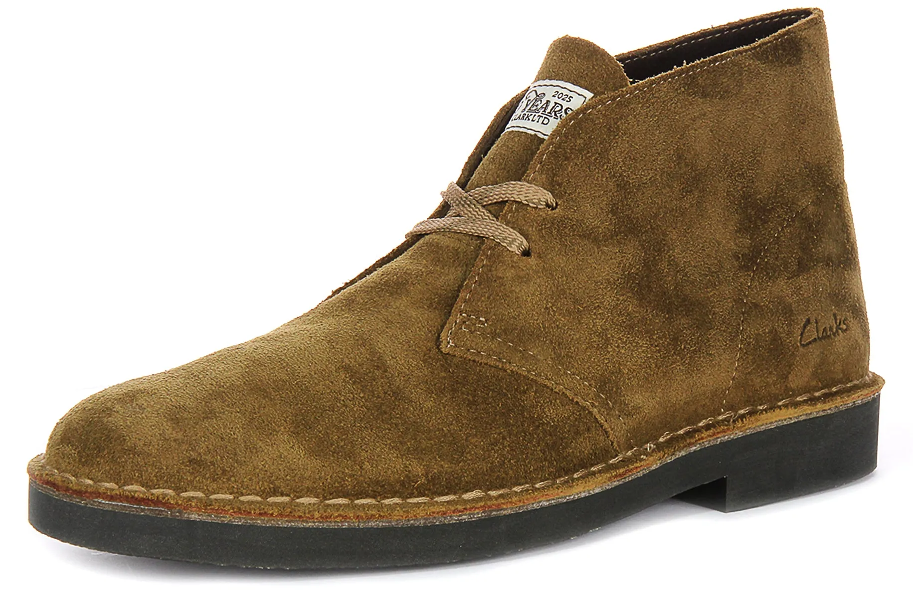 Clarks Desert Boots Evo In Olive For Men
