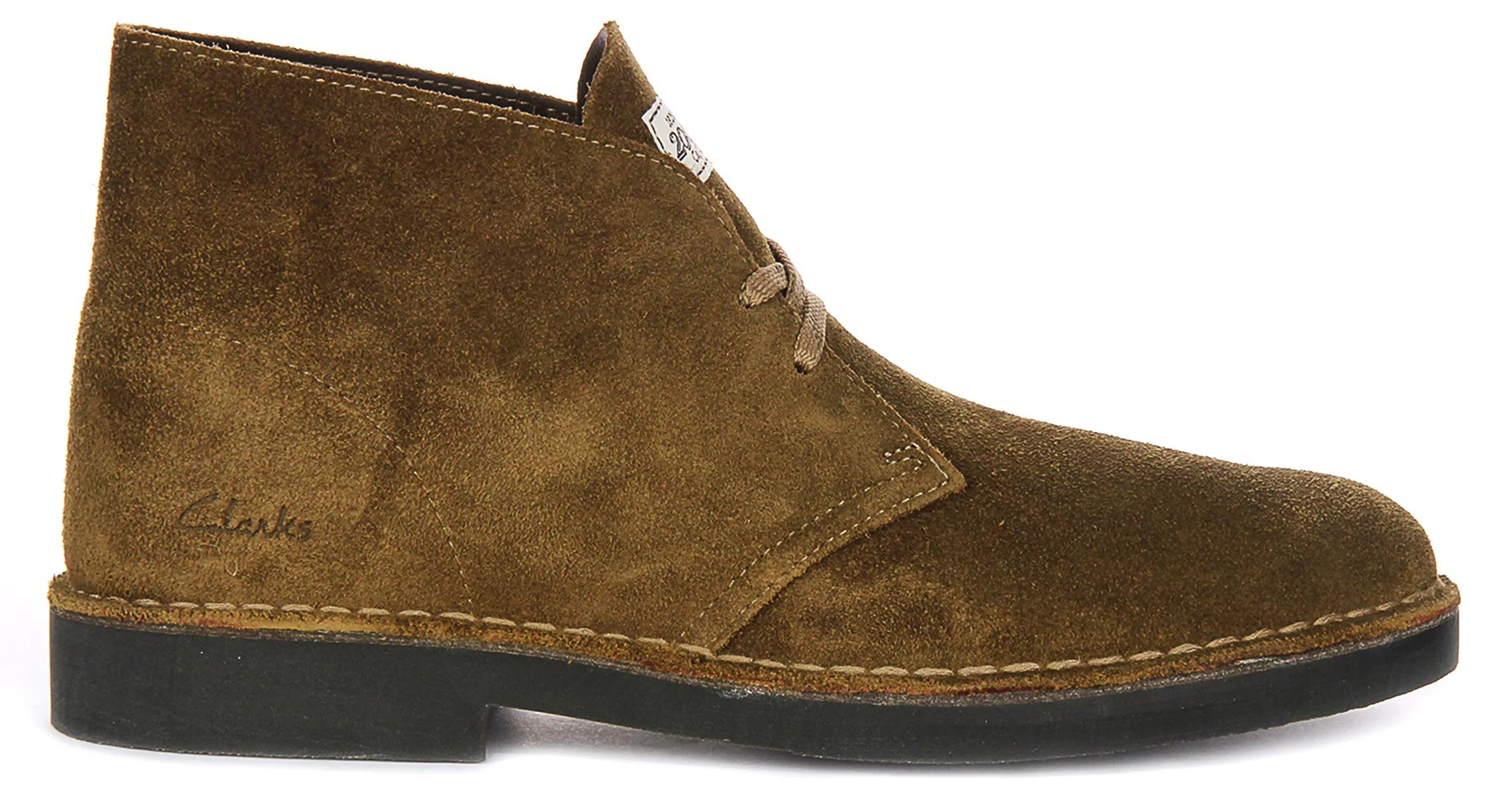 Clarks Desert Boots Evo In Olive For Men