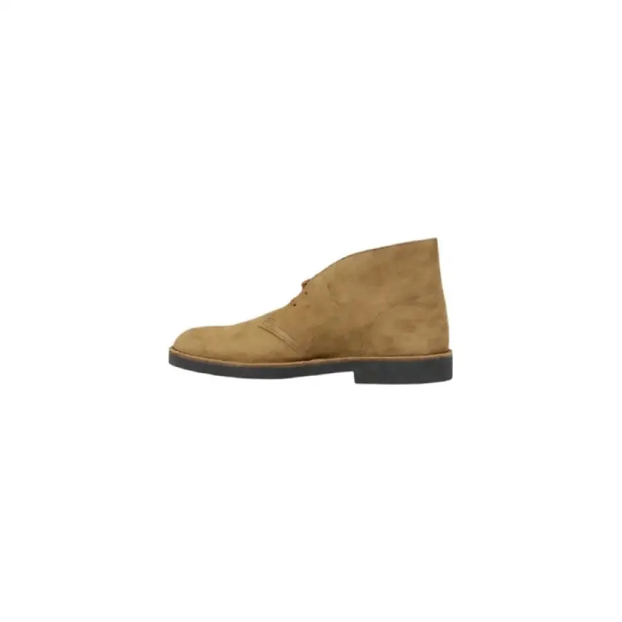 Clarks Men's Beige Leather Boots Spring Summer