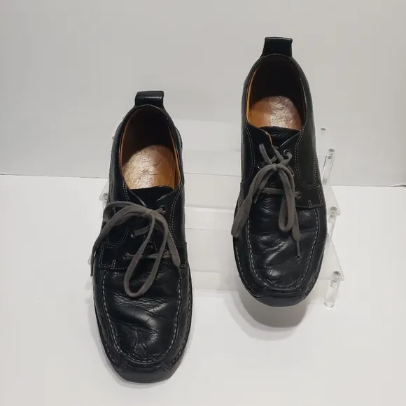 Cole Haan Men's Black Leather Loafer Shoes 10.5