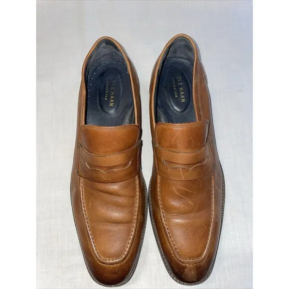 Cole Haan Men’s Dress Shoes Size 10 M Brown Leather Business Formal Wedding City