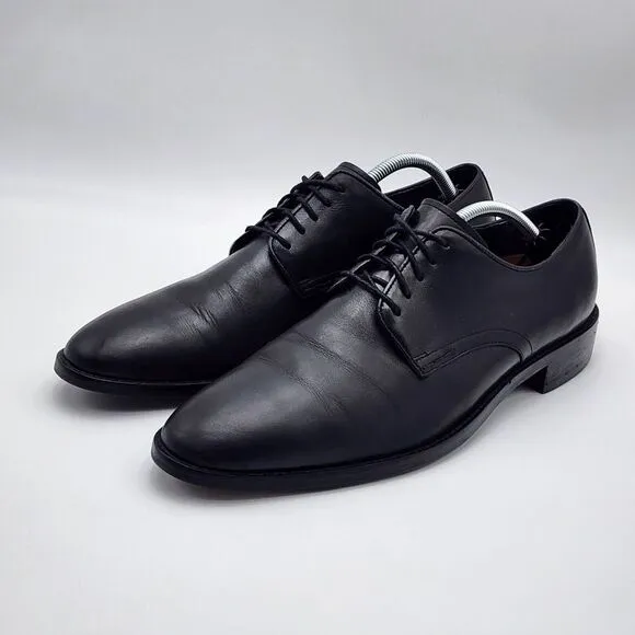 Cole Haan Mens Lenox Hill‎ C25810 Black Leather Oxford Dress Shoes Size 11 M