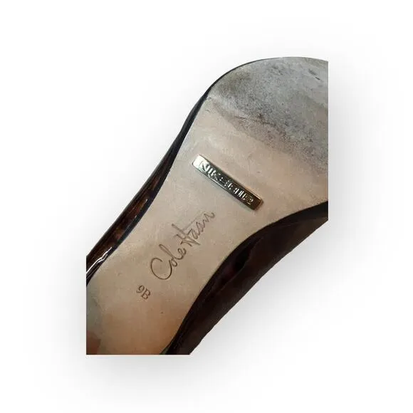 Cole Haan Nike Air Carma Tortoise Peep Toe