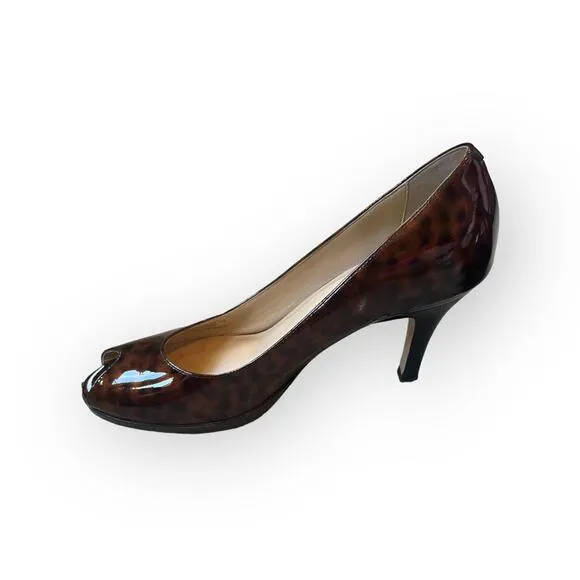 Cole Haan Nike Air Carma Tortoise Peep Toe